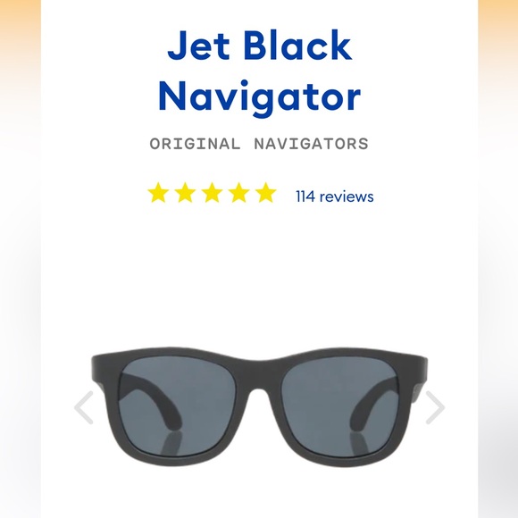 Babiators Aviators Ages 0-2 EUC - Picture 2 of 6